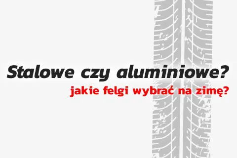 Stalowe czy aluminiowe? Jakie felgi wybrać na zimę? Wzór bieżnika opony sugeruje trudne warunki.