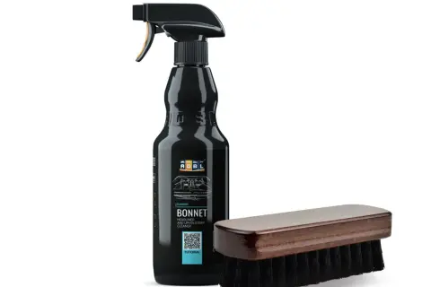 Zestaw ADBL Bonnet: jak używać do czyszczenia podsufitki i tapicerki. Spray i szczotka do detalu.