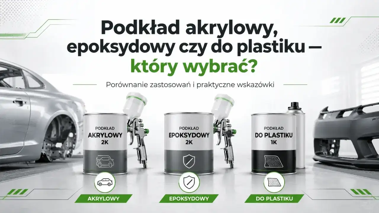 Podkład epoksydowy - jaki papier wybrać przed lakierowaniem?